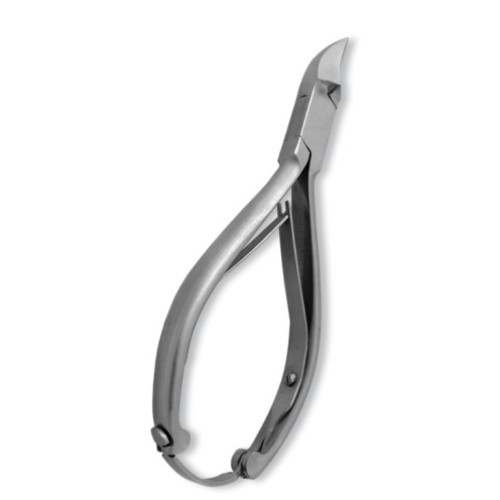 Nail Cutter, Double Spring w/lock. Mirror Finish.