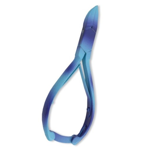Nail Cutter, Double Spring w/lock. Multicolor coating.